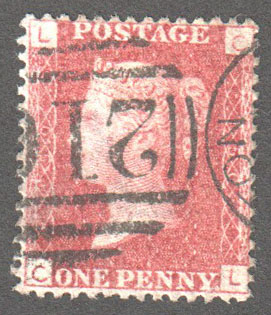 Great Britain Scott 33 Used Plate 150 - CL - Click Image to Close